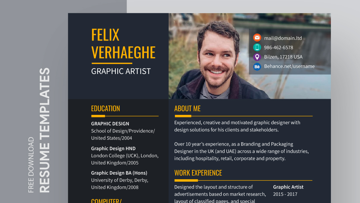 Artist Resume Free Google Docs Template - gdoc.io