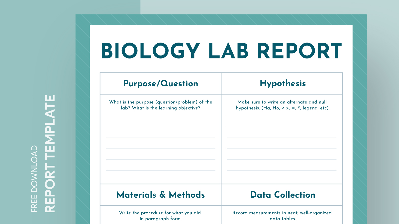 Biology Lab Report Free Google Docs Template Gdoc io