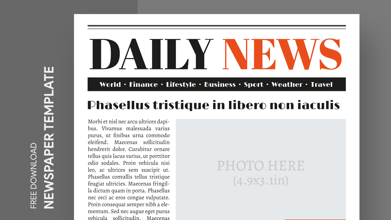 Blank Newspaper Free Google Docs Template Gdoc io Blank Newspaper Free Google Docs Template Gdoc io