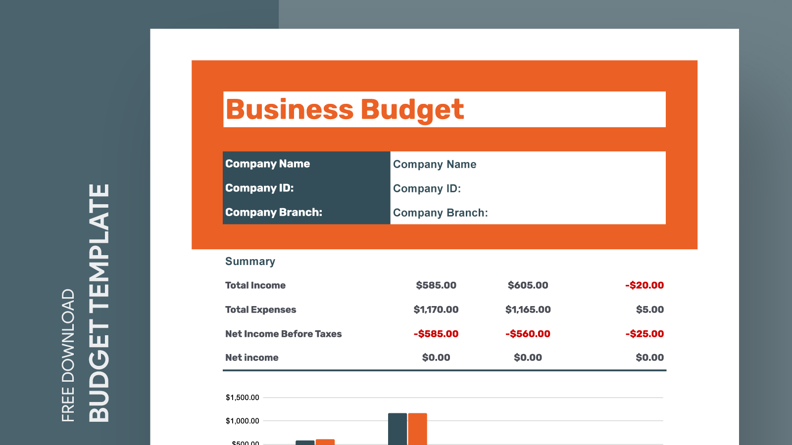 Business Budget Free Google Sheets & Excel Template - gdoc.io