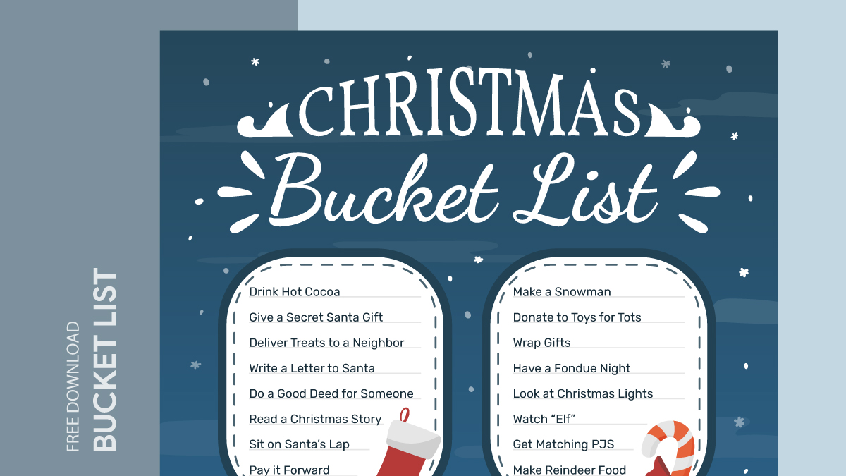 Christmas Bucket List Free Google Docs Template gdoc.io