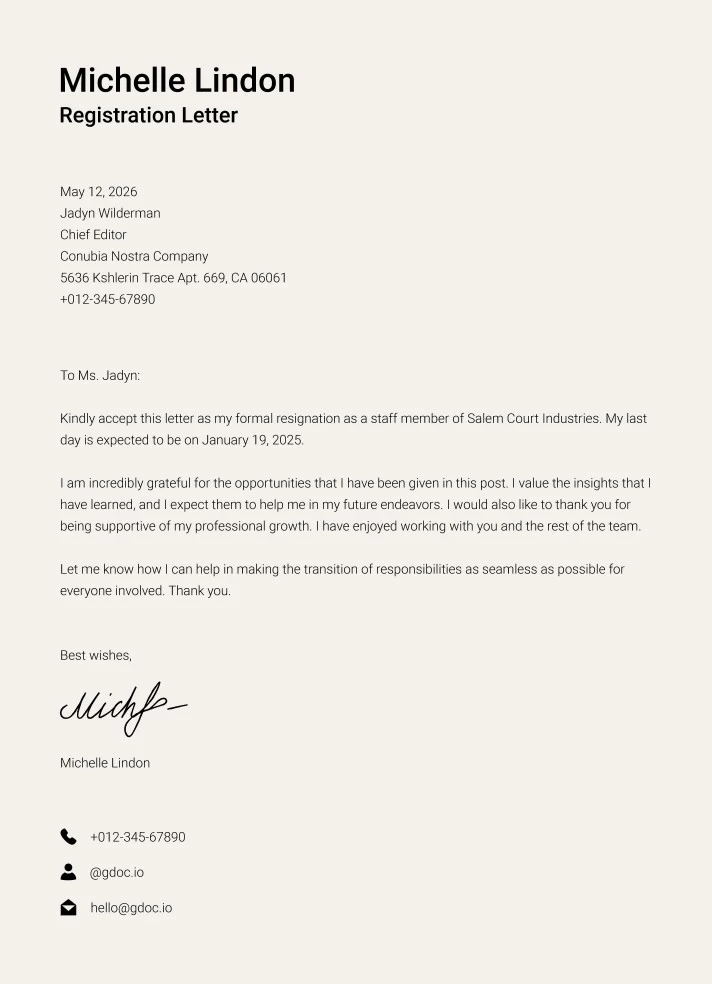 Resignation Letter By Employee Resignation Letter Company 41 OFF