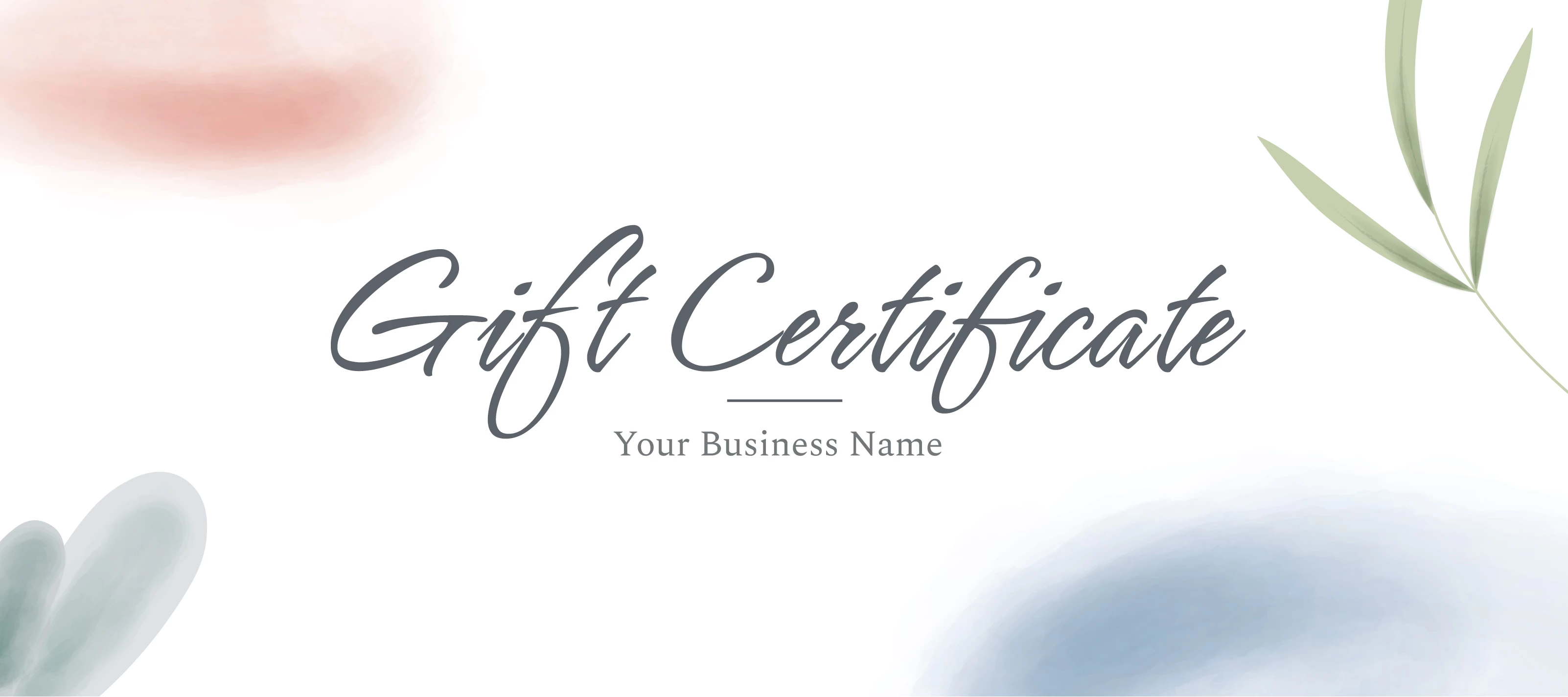 Free Gift Certificate Template  Gift certificate template word
