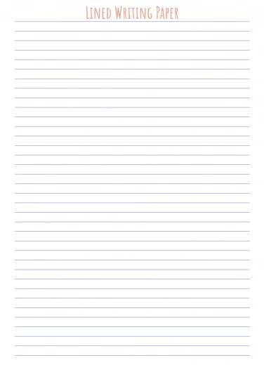 Free Lined Paper Google Docs Templates 