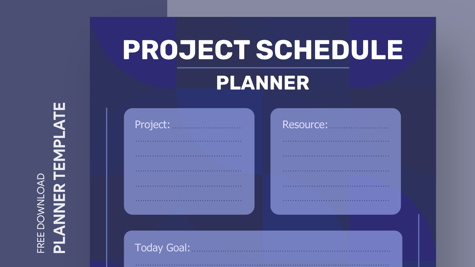 Modern Project Management Planner T 