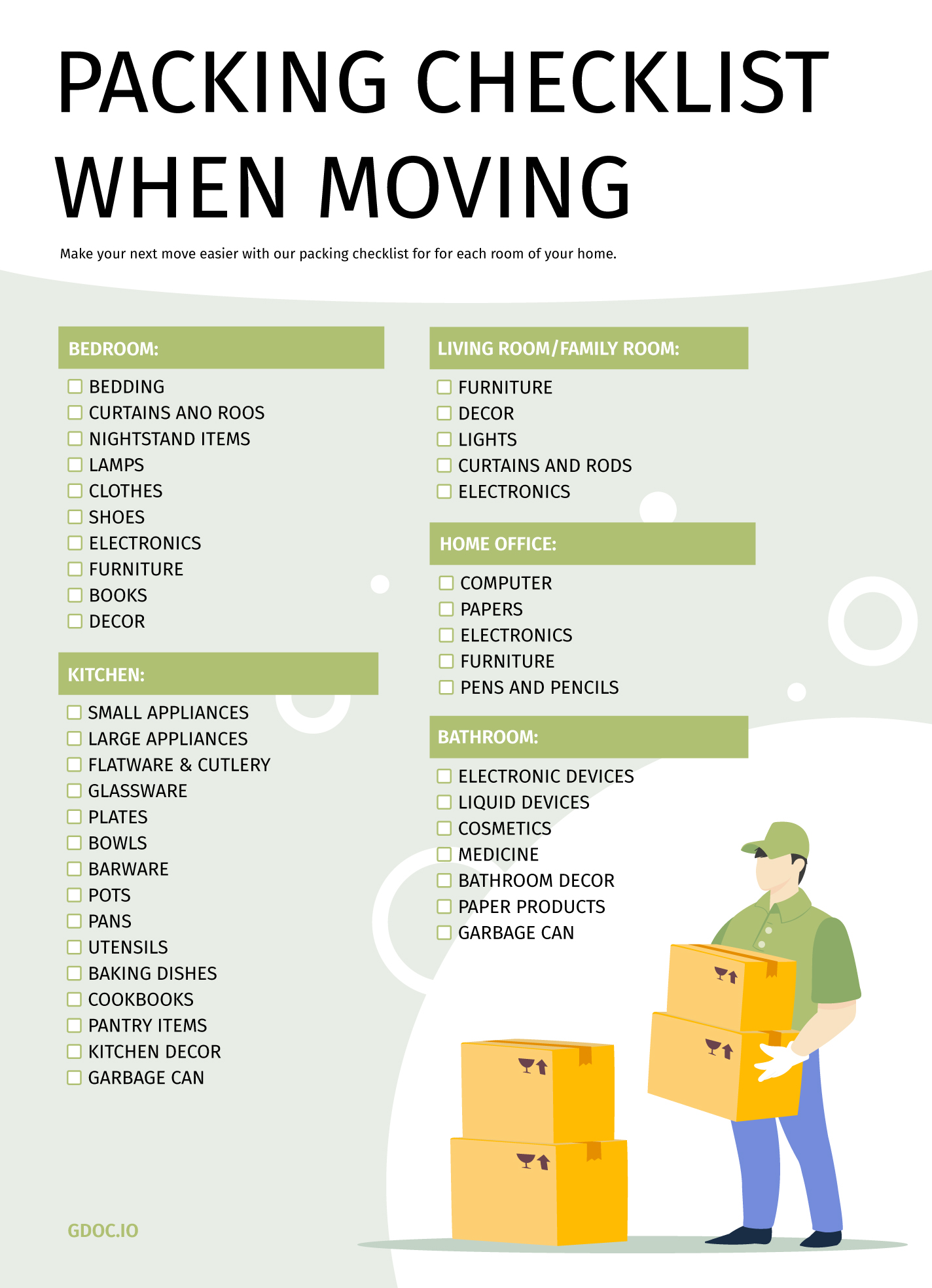 Household Packing Tips  How to Pack Items for Move Overseas
