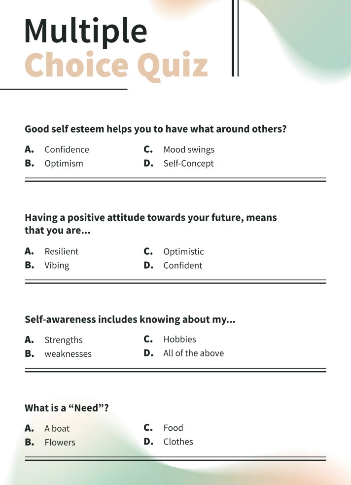 multiple choice test