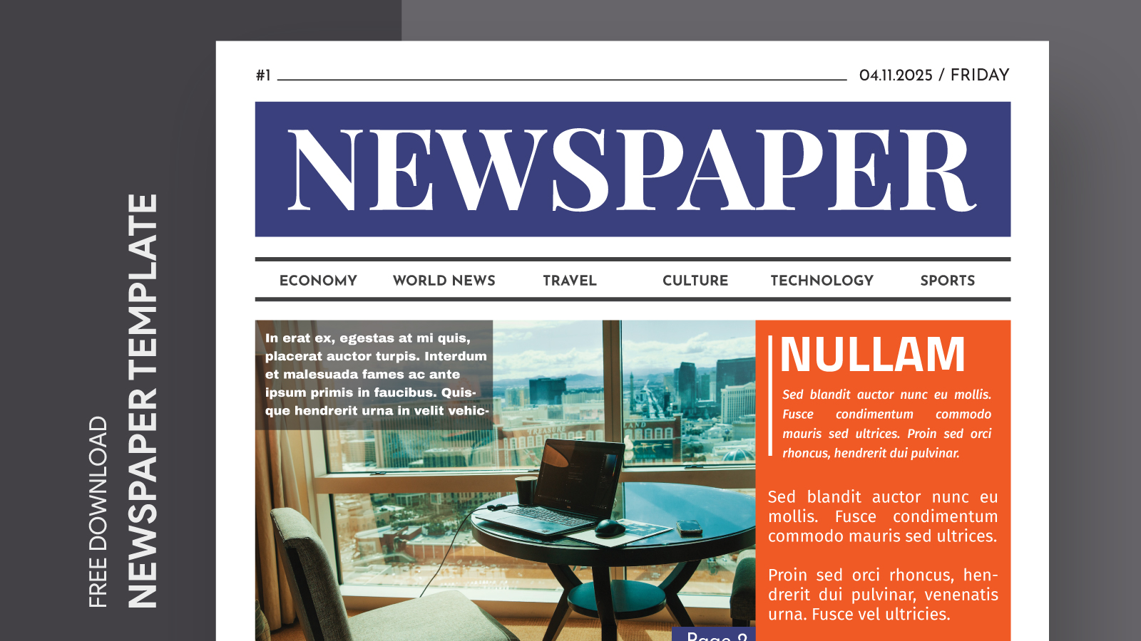 Newspaper Free Google Docs Template gdoc.io Newspapers