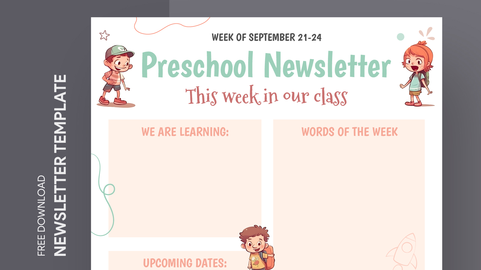 downloadable preschool newsletters