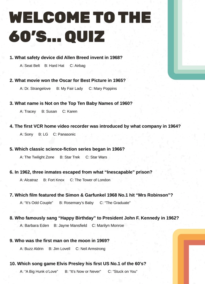 Free Printable Super Bowl Trivia Questions And Answers Printable