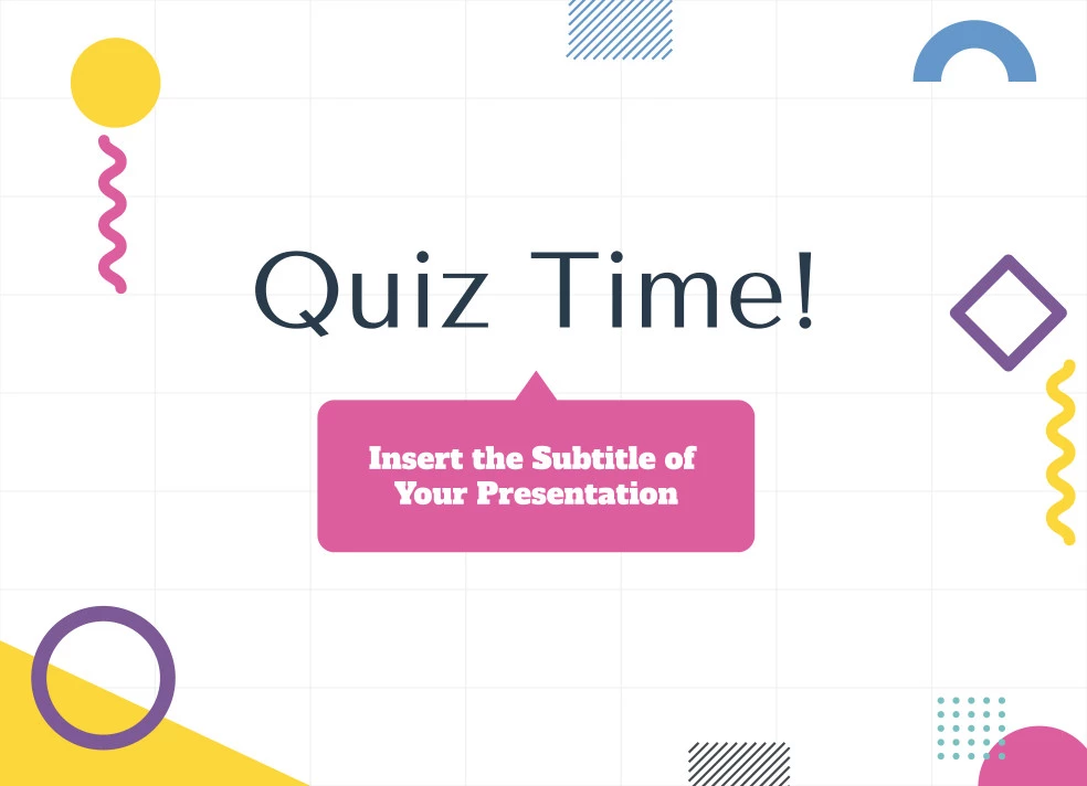 free powerpoint quiz template