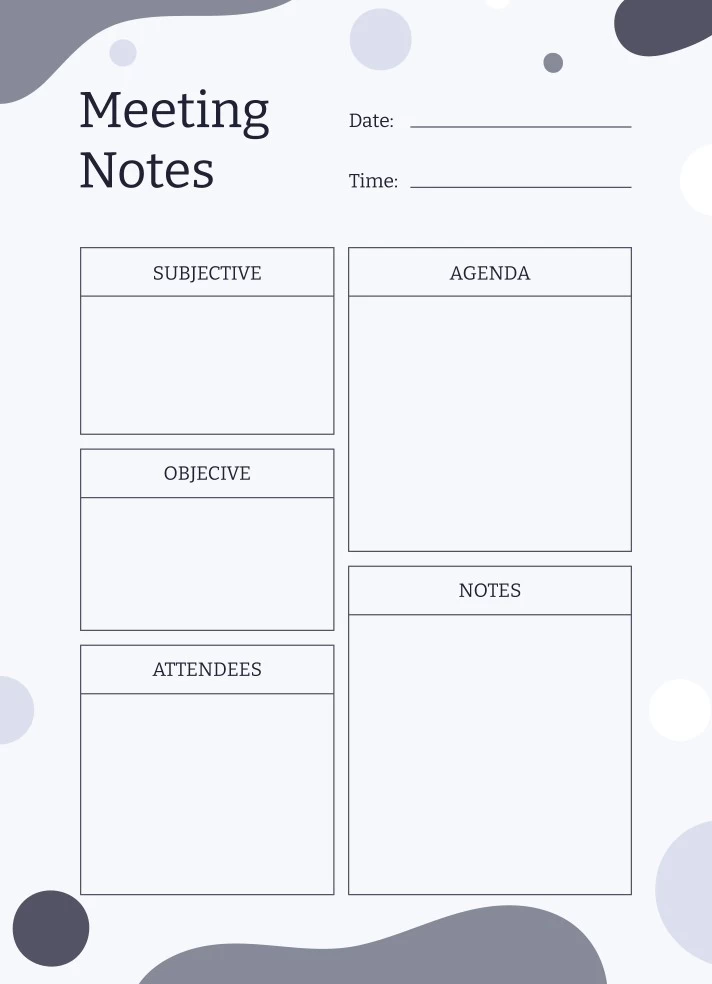 Meeting Agenda Template