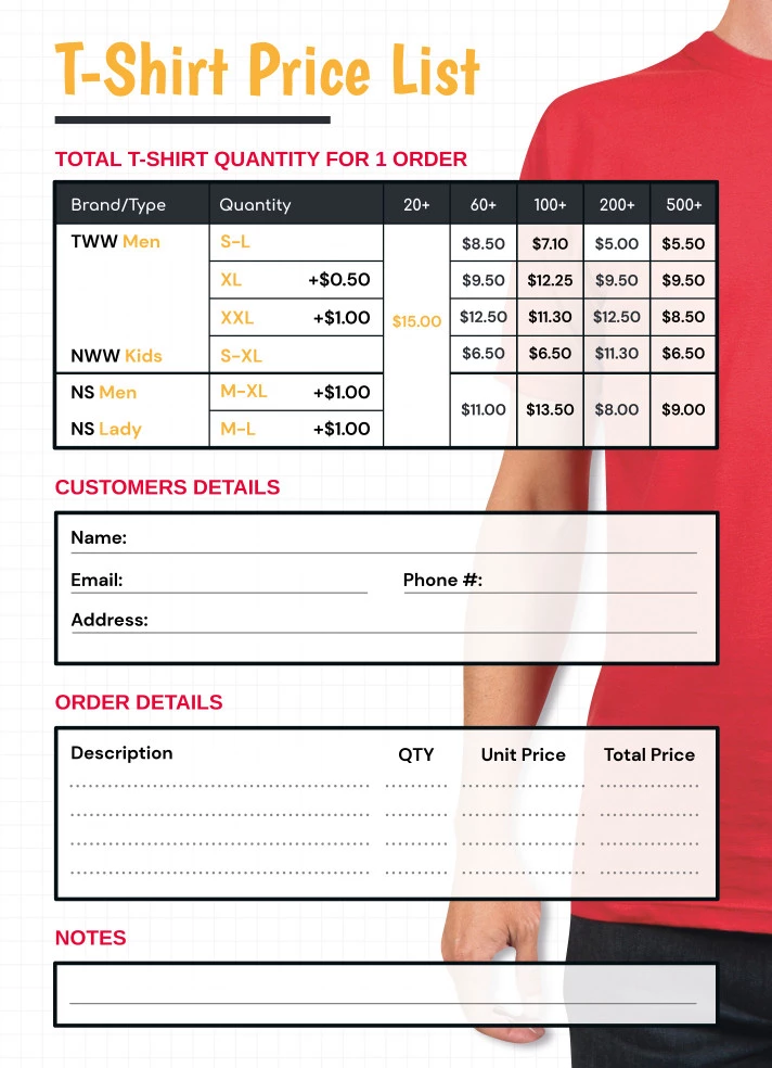 Free Price List Google Docs Templates 