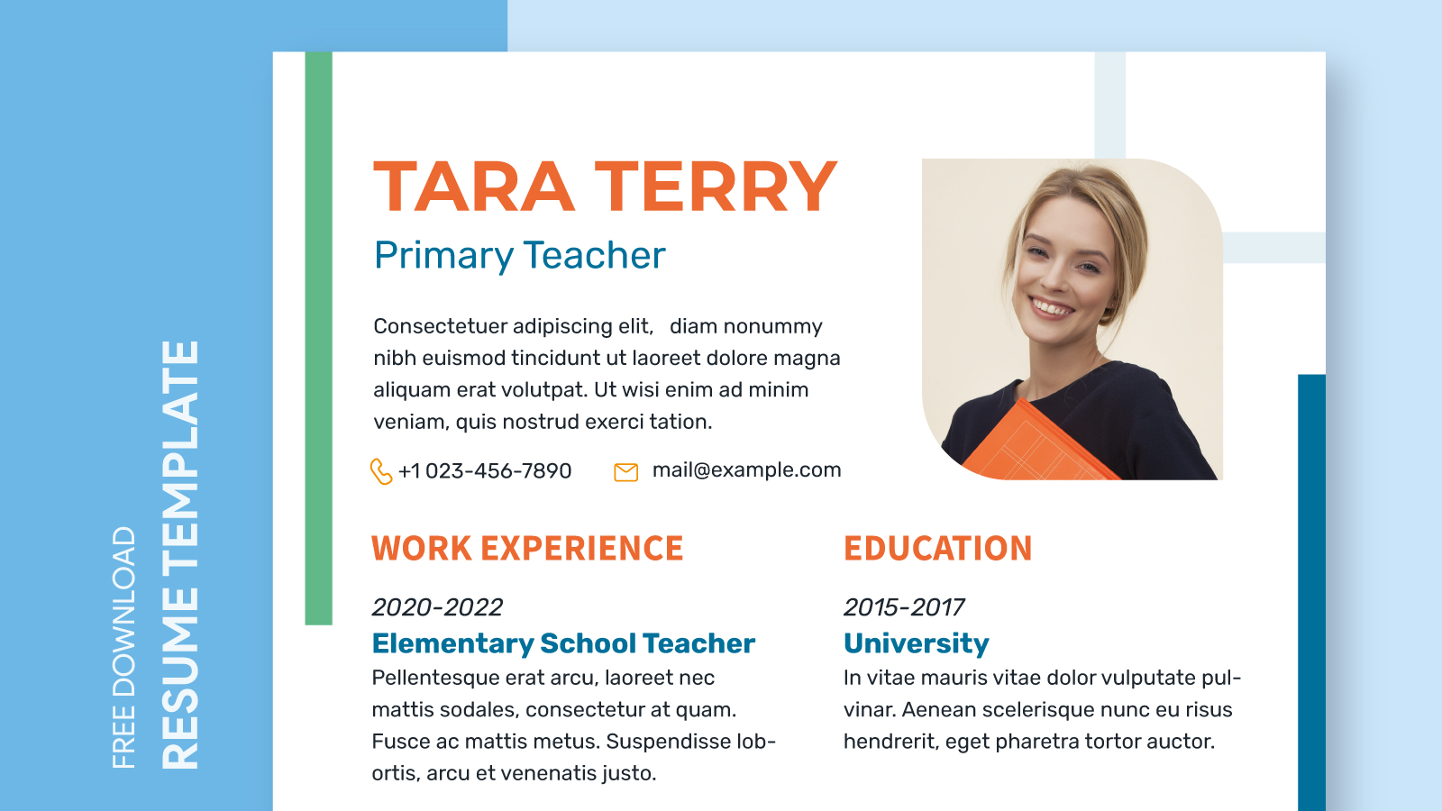 Teacher Resume Template Google Docs