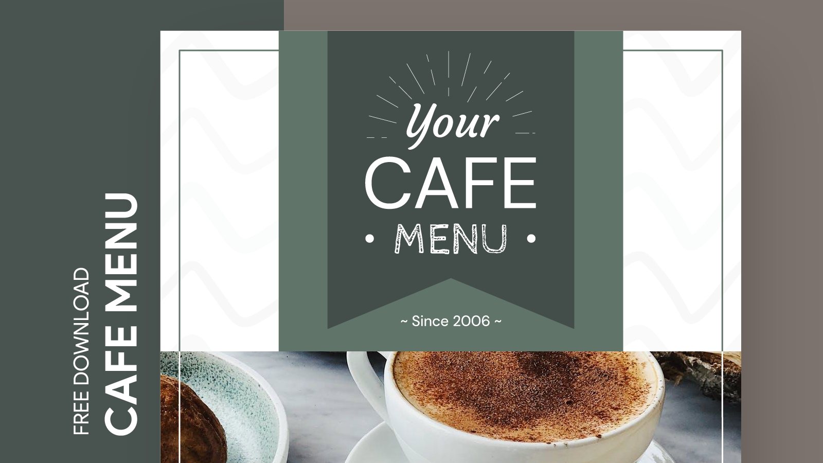 coffee shop menu templates