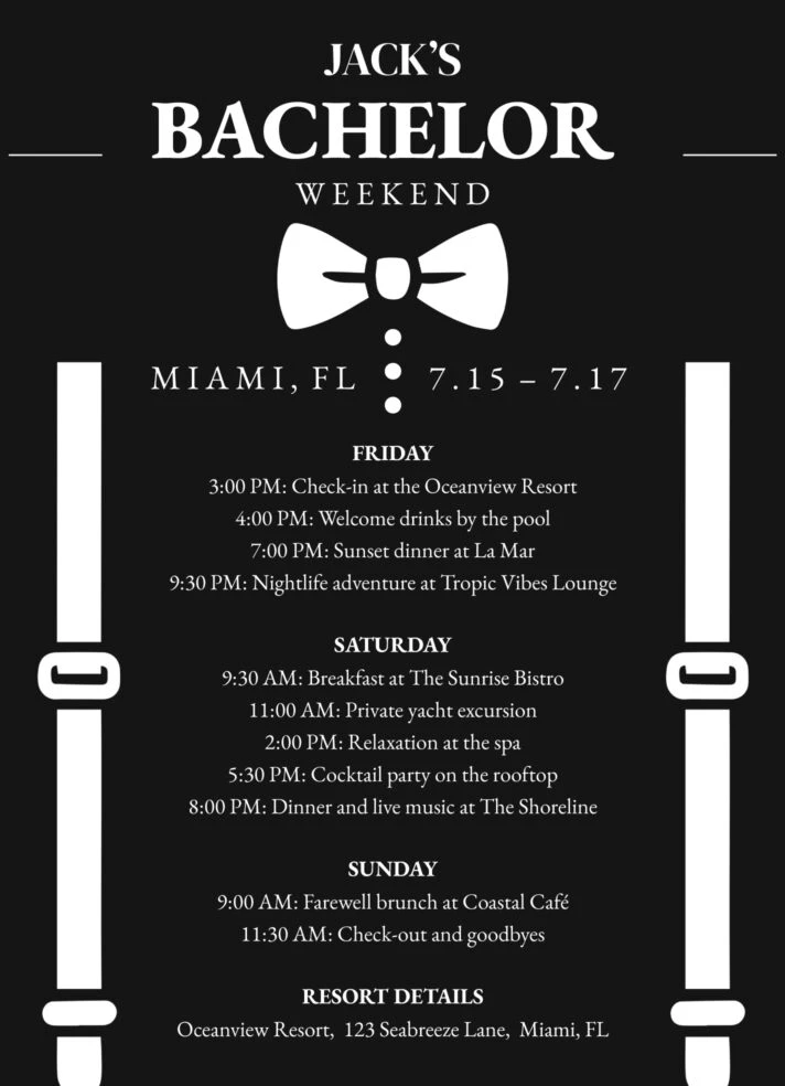 Party Itinerary Template Party Itinerary Template 8+ Free Word, PDF