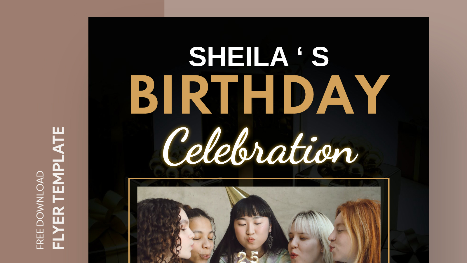 Birthday Party Flyer Free Google Docs Template - gdoc.io