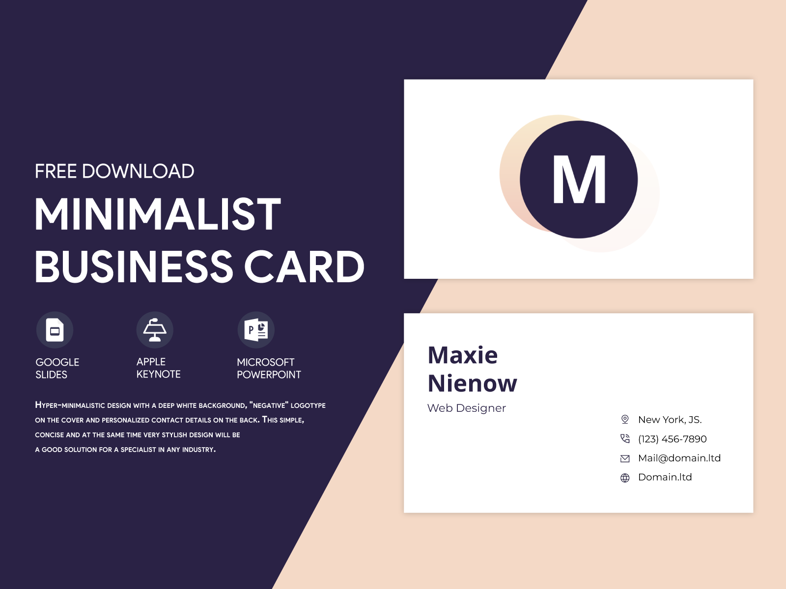 Image 5 for Google Search Business Card Template
