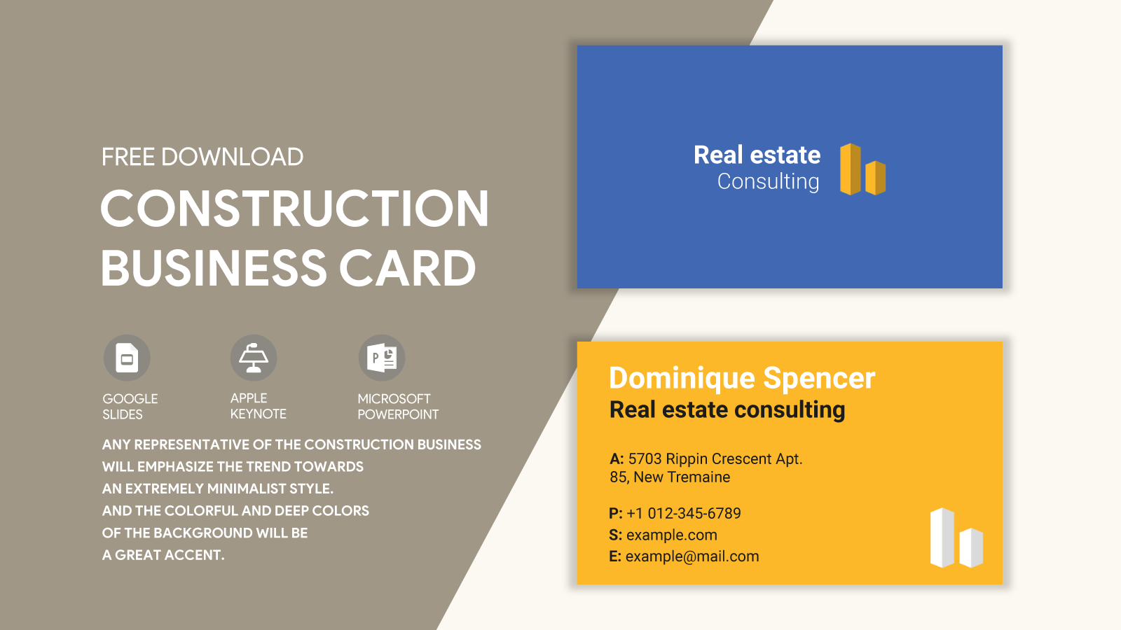 Construction Business Card Free Google Docs Template Gdoc io