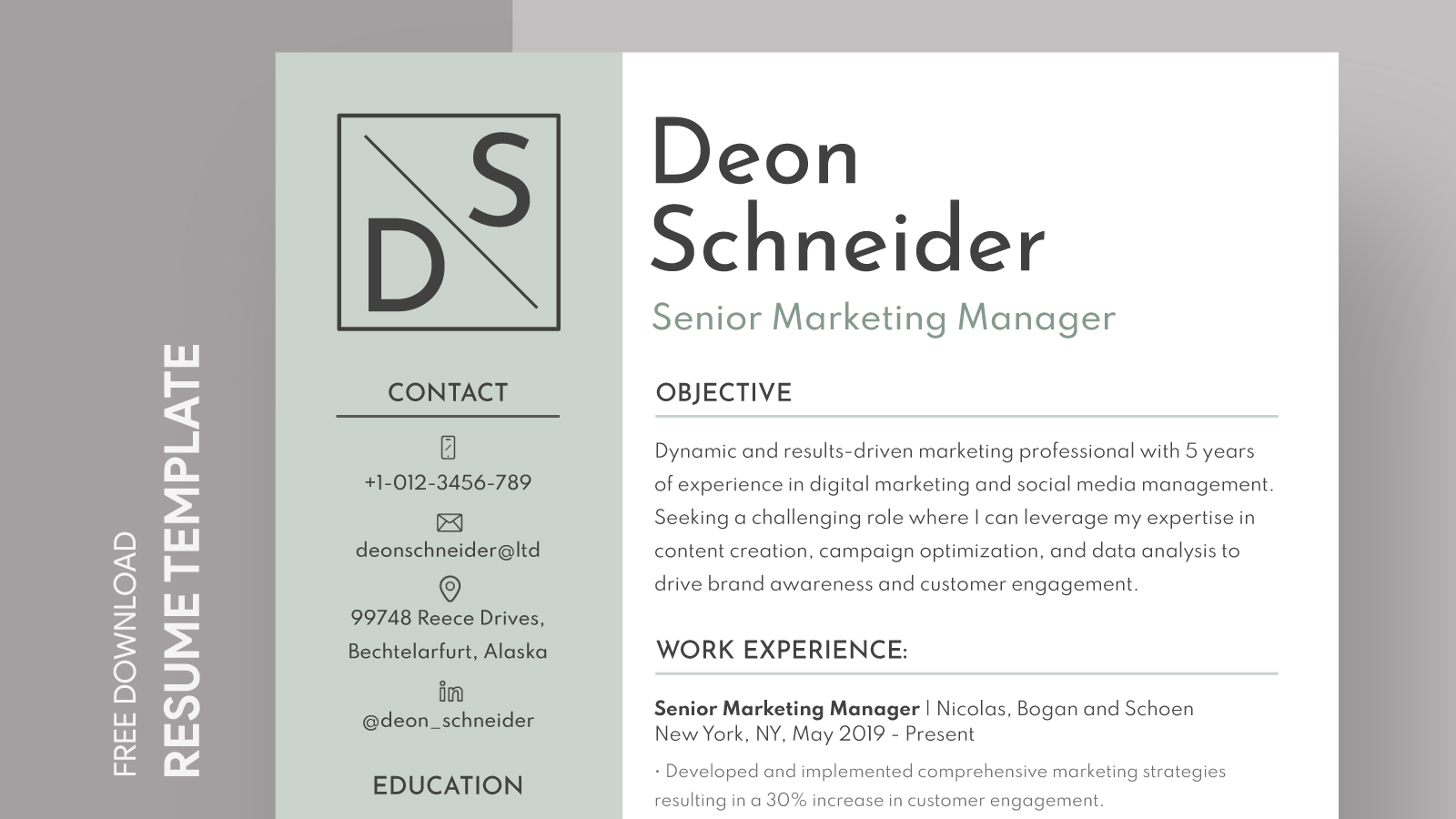 Chronological Resume Free Google Docs Template gdoc io Chronological Resume Free Google Docs Template gdoc io