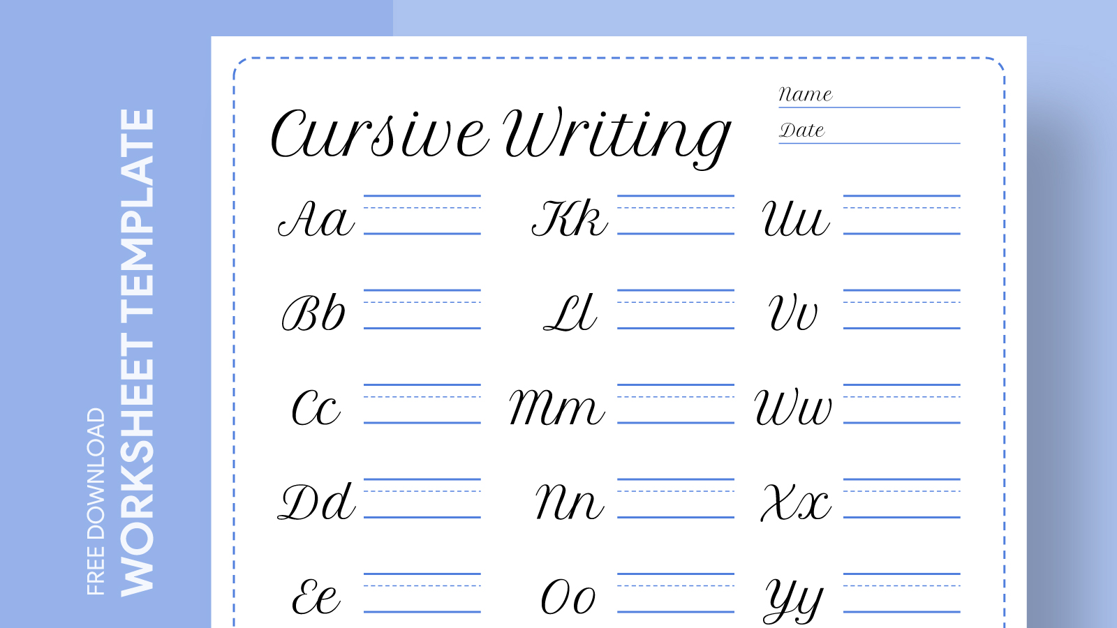Programs Cursive Cursive Writing Worksheet Free Google Docs Template - gdoc.io