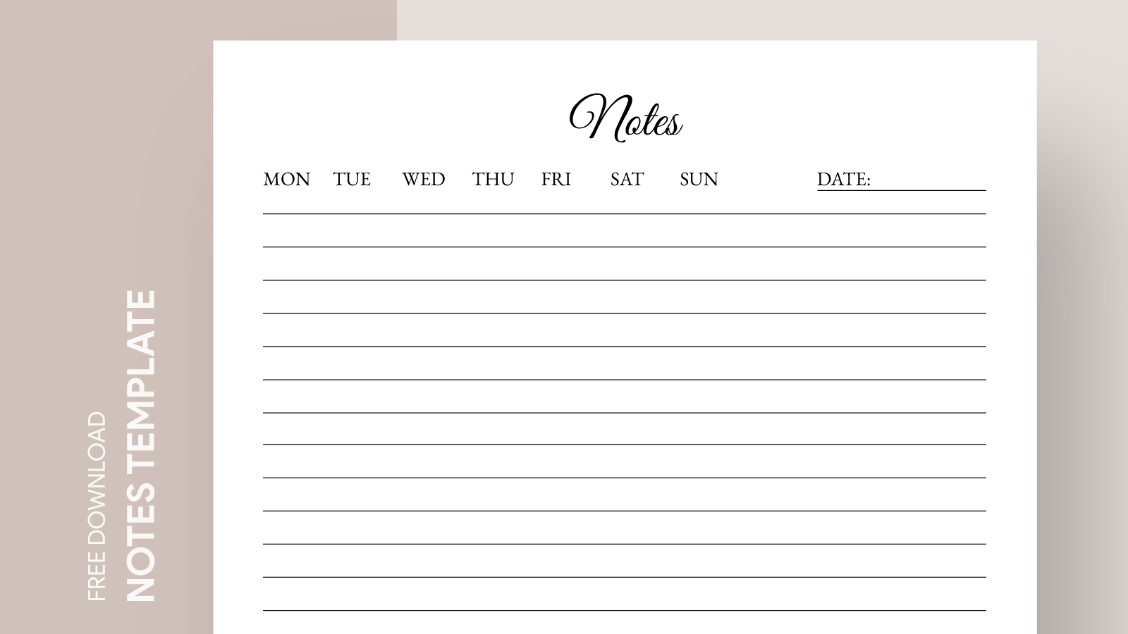Customizable Blank Notes Free Google Docs Template gdoc io Customizable Blank Notes Free Google Docs Template gdoc io