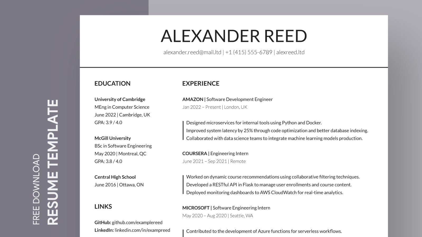 Deedy Resume Free Google Docs Template gdoc io Deedy Resume Free Google Docs Template gdoc io