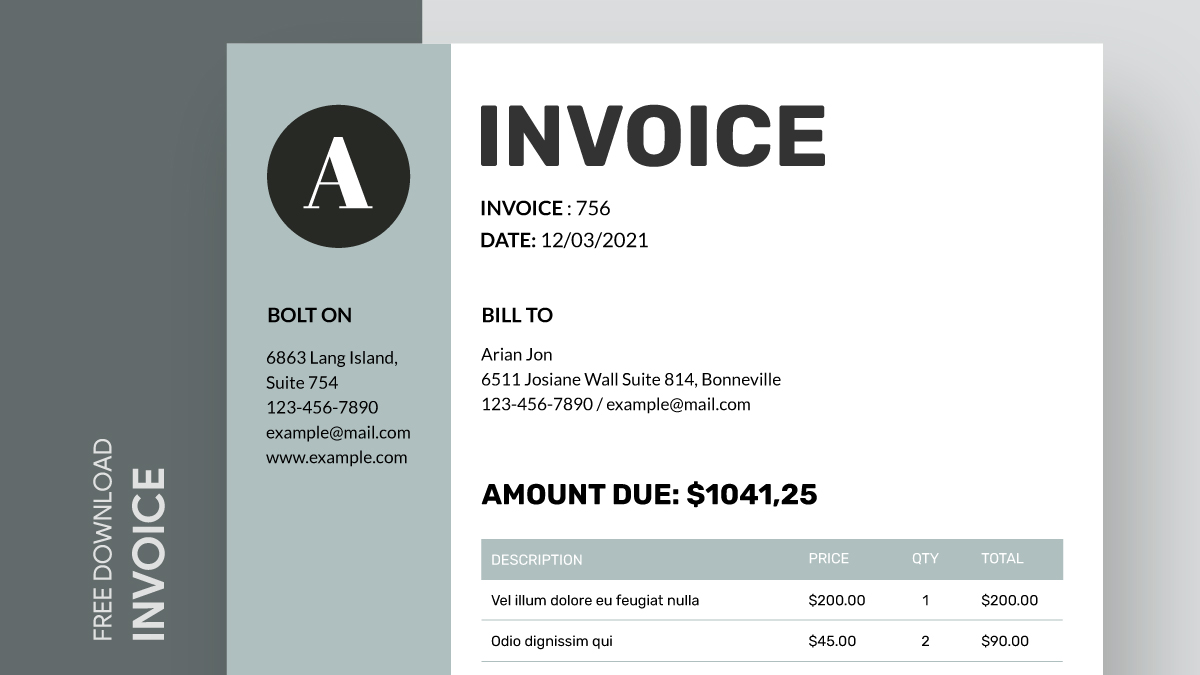 Design Invoice Free Google Docs Template - gdoc.io