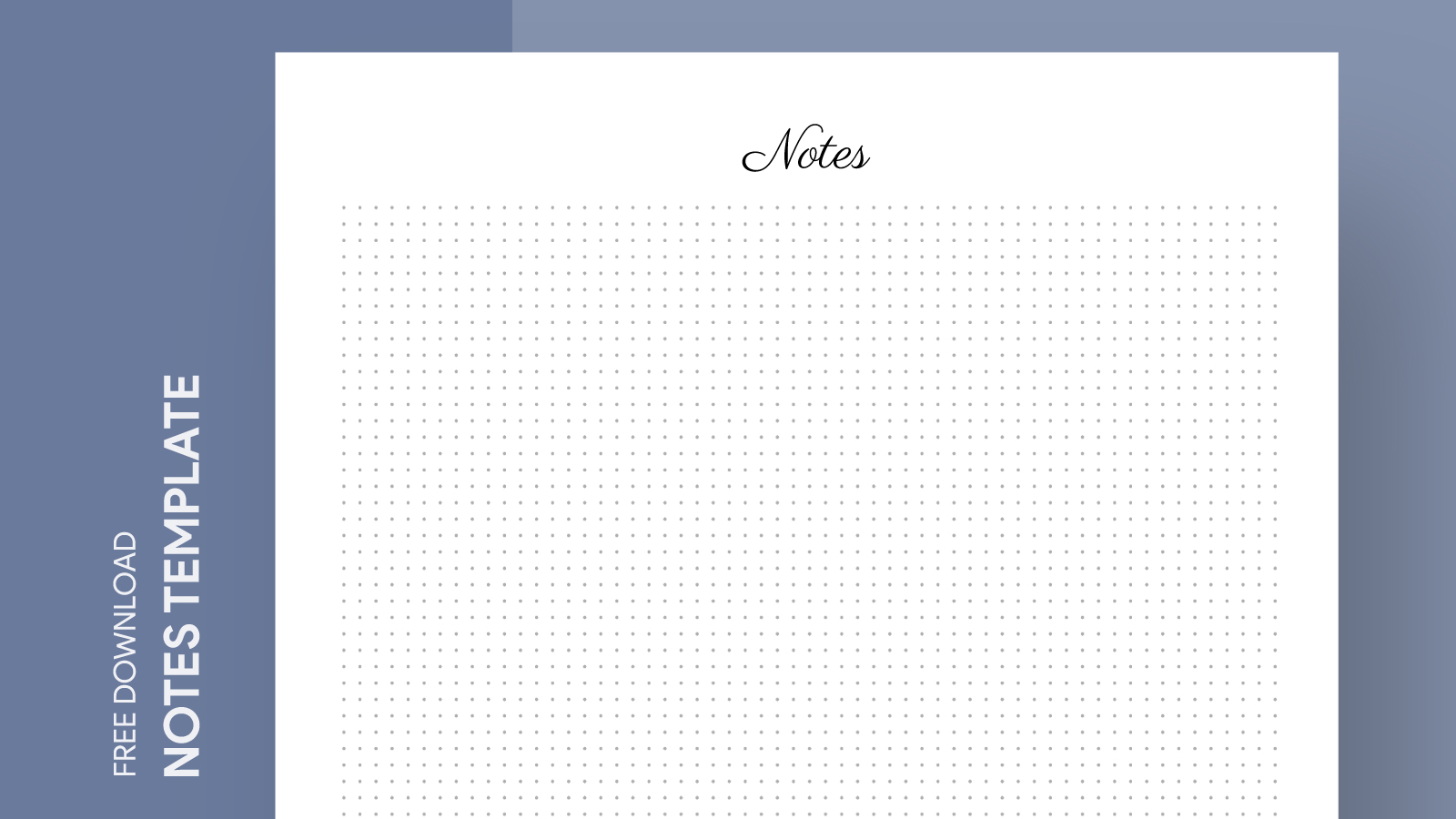 Dotted Notes Free Google Docs Template - gdoc.io