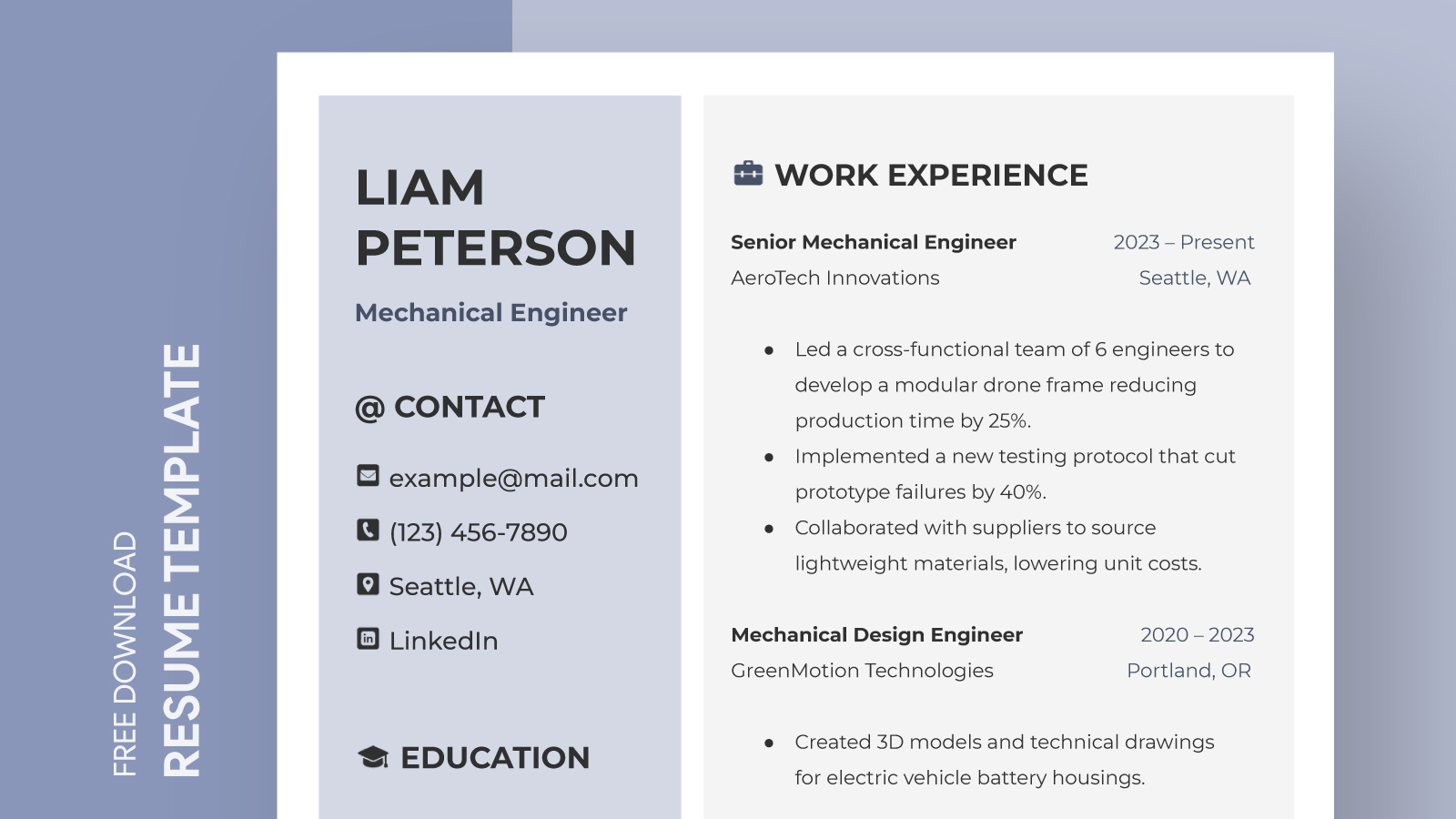 Engineering Resume Free Google Docs Template - gdoc.io