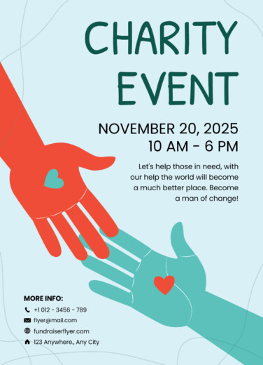 Fundraiser Flyer Free Google Docs Template