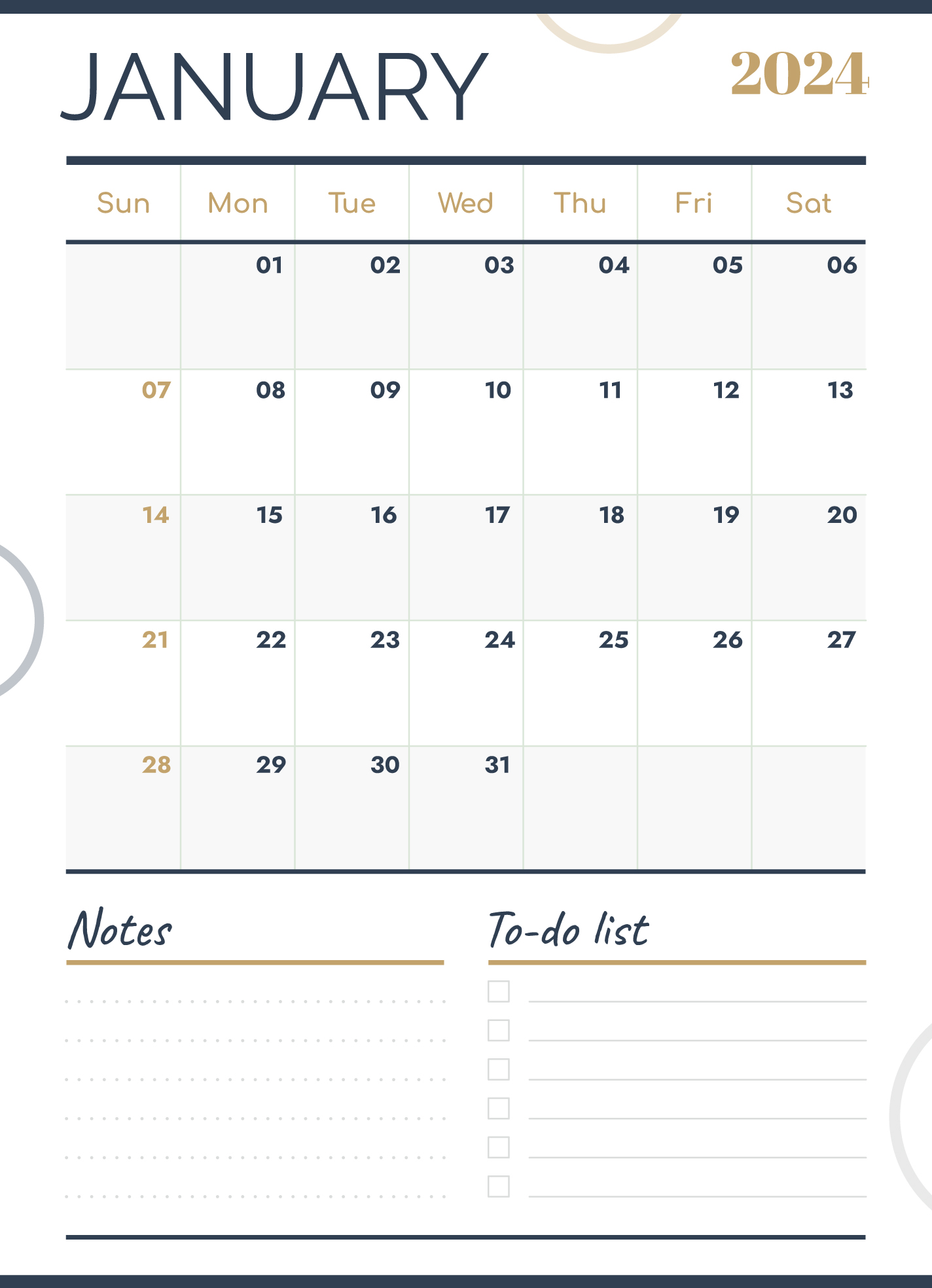 January 2024 Calendar Editable For Goals Ailey Arlinda