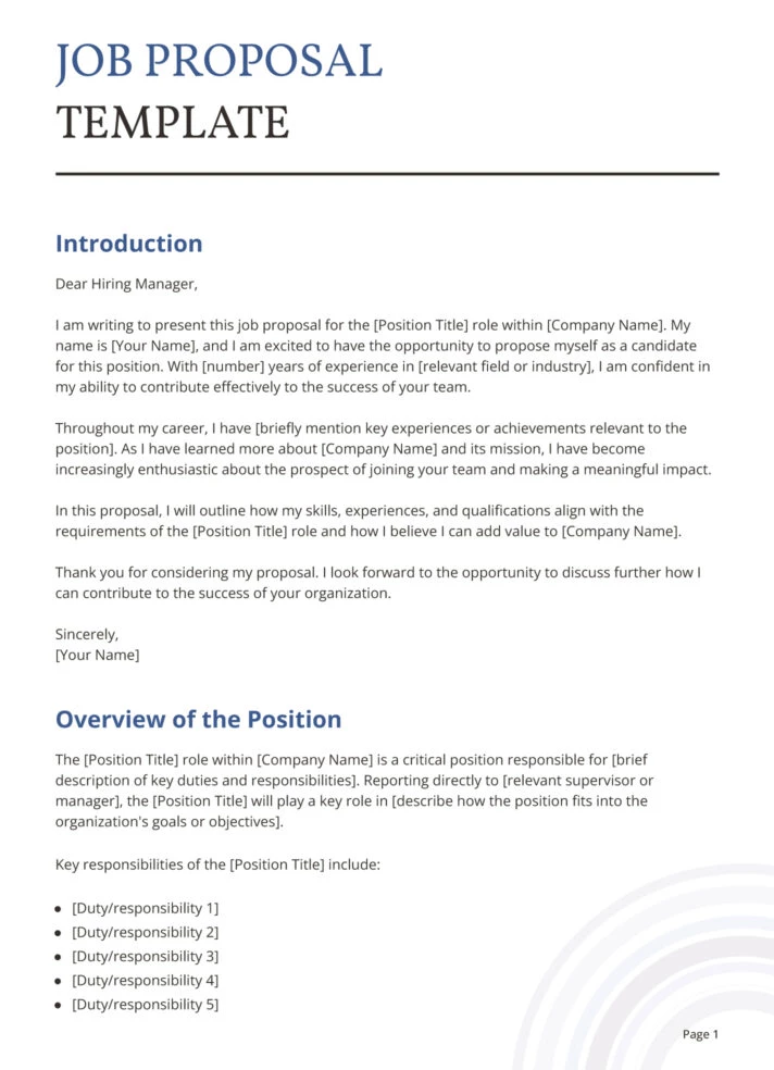 Proposal Template Google Docs The Best Free Project Plan Templates For