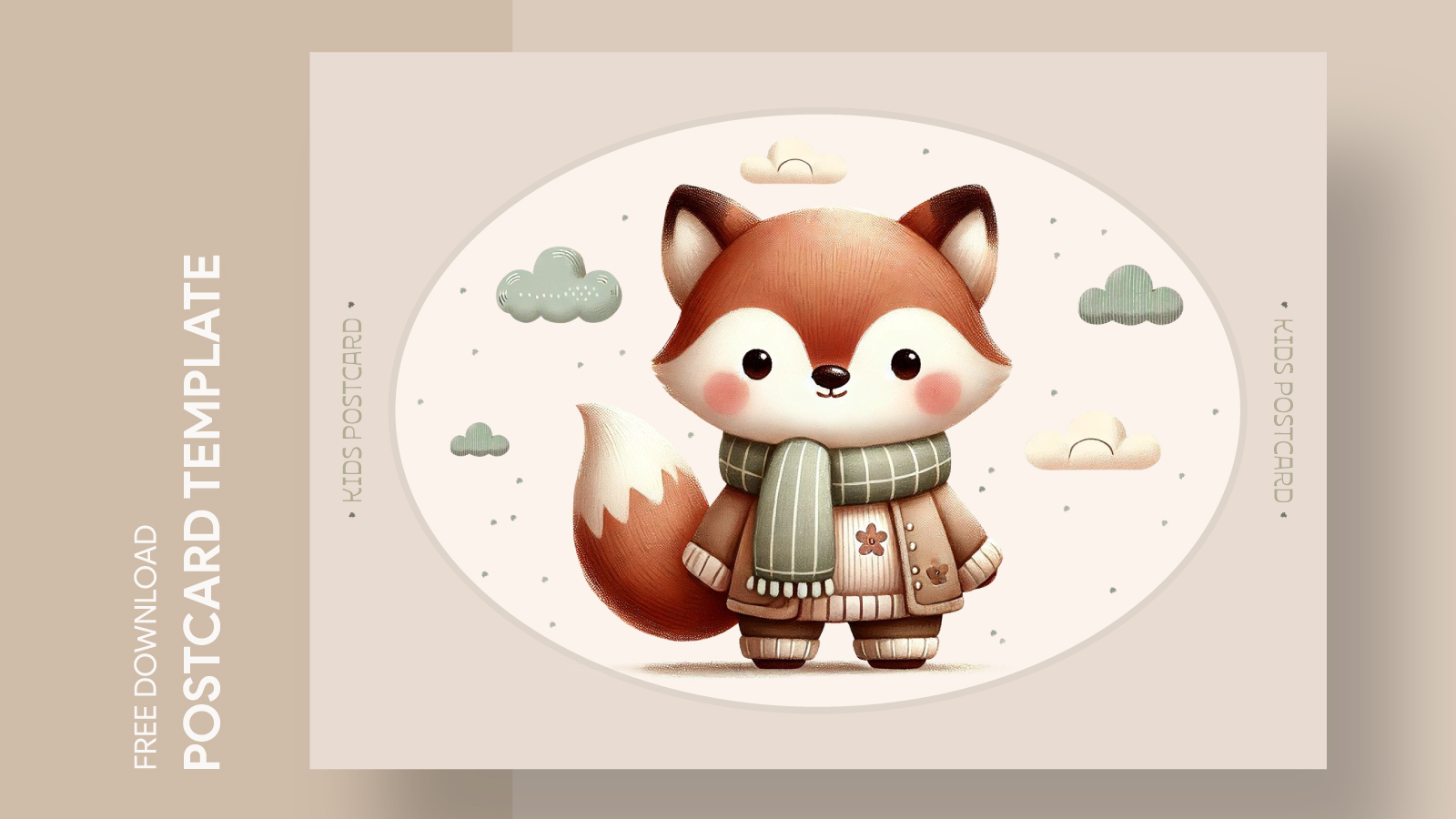 Kids Postcard Free Google Docs Template - gdoc.io