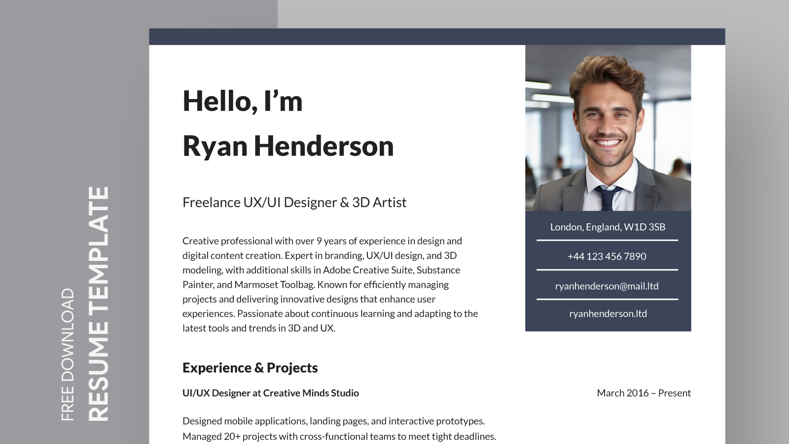 Part Time Job Resume Free Google - Part Time Job Resume Free Google Docs Template 1600x900