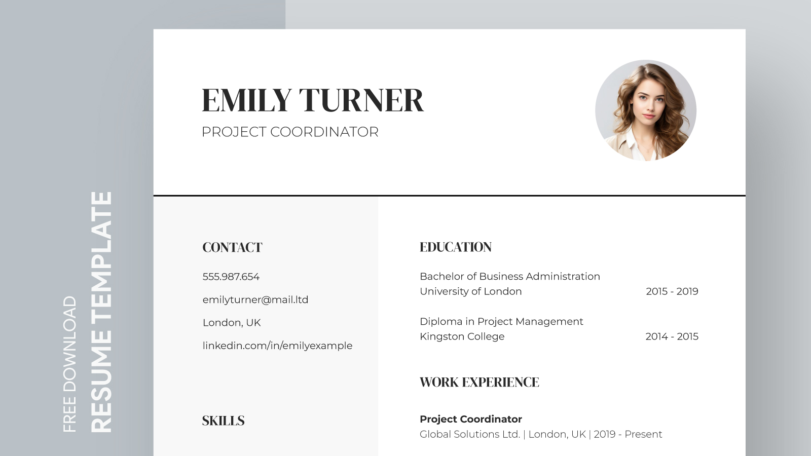 Perfect Resume Free Google Docs Template - gdoc.io