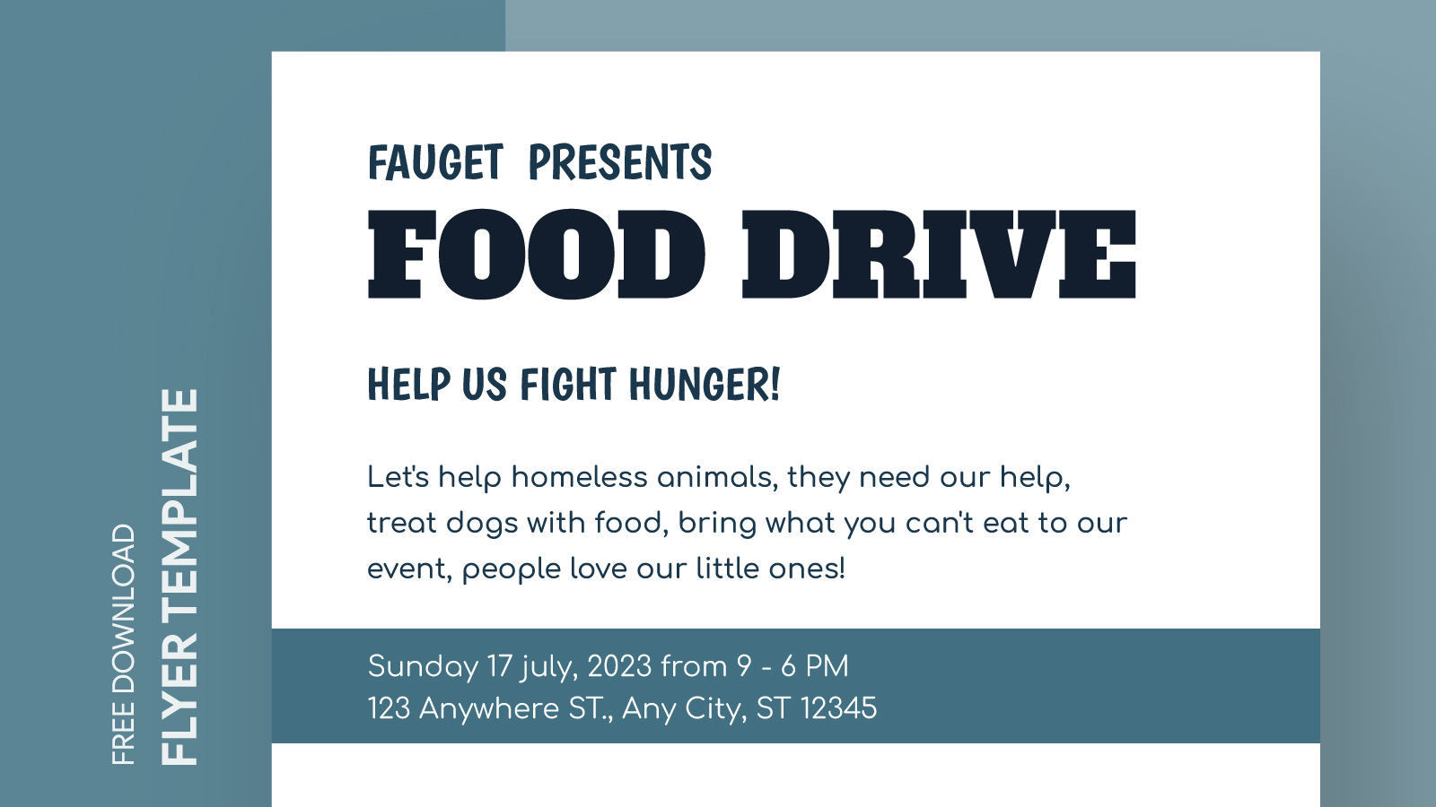 Pet Food Drive Flyer Free Google Docs Template gdoc io Pet Food Drive Flyer Free Google Docs Template gdoc io