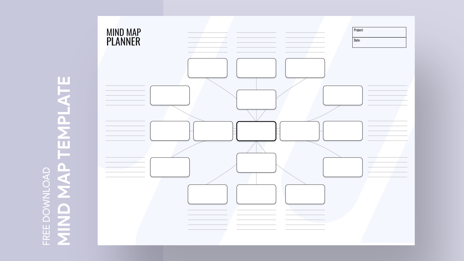 Printable Mind Map Free Google - Printable Mind Map Free Google Docs Template 1600x900 