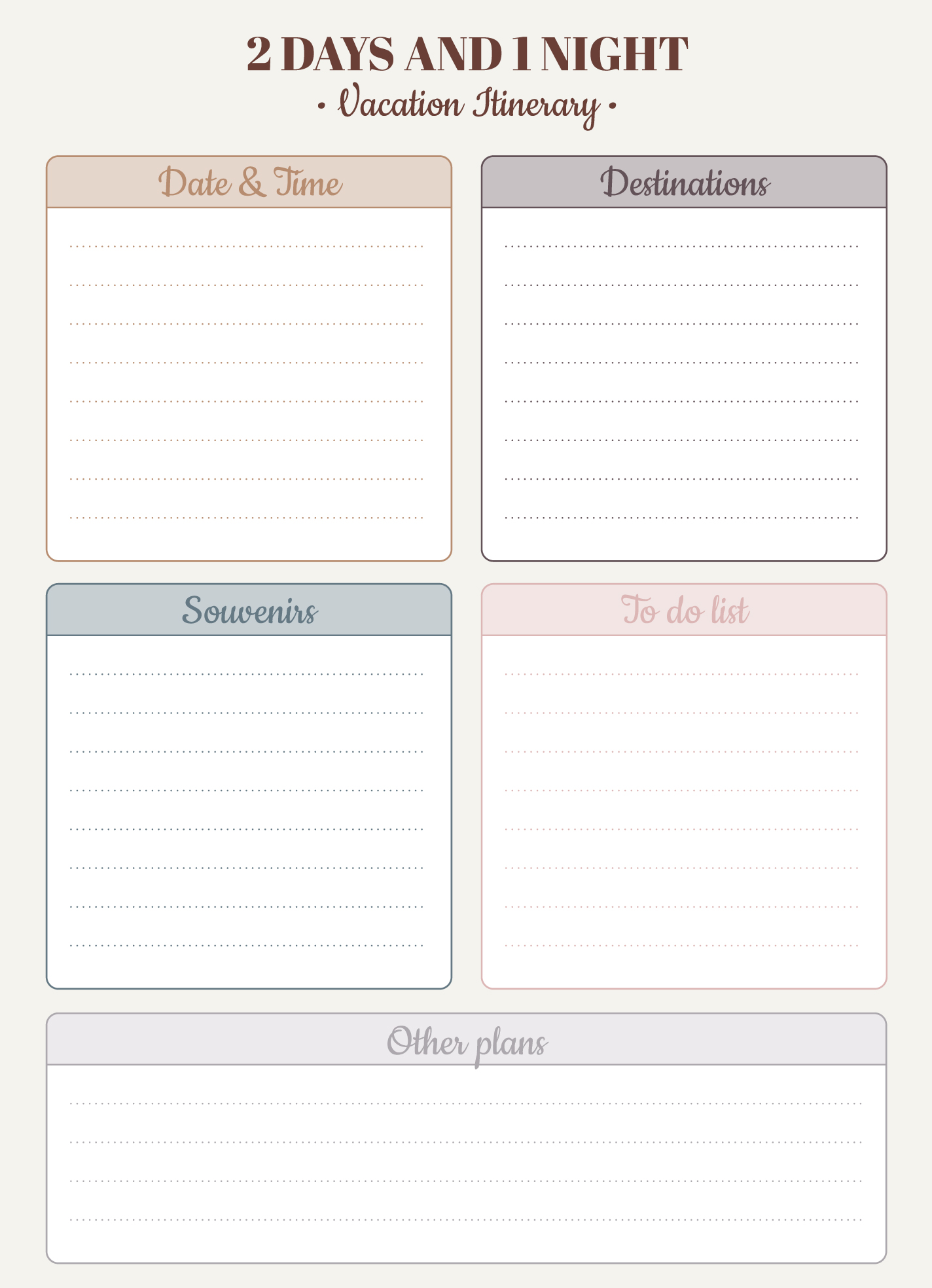 Bachelorette Itinerary Template Free Printable Template Calendar