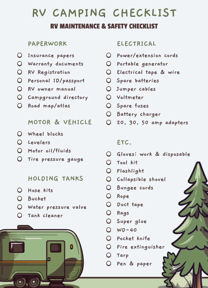 RV Camping Checklist Free Google Docs Template - gdoc.io rv-camping-checklist-free-google-docs-template-gdoc-io