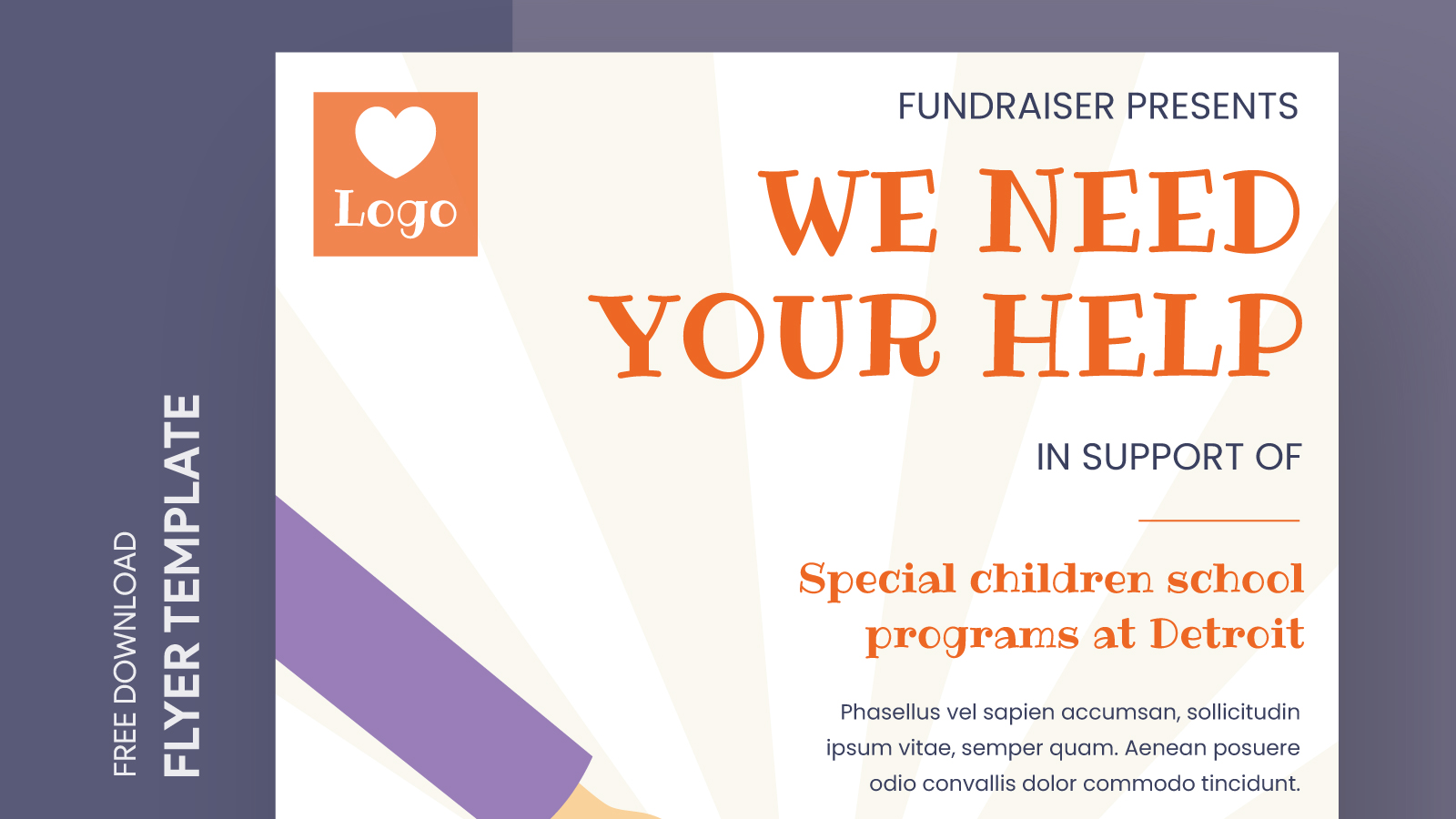 Free printable, customizable fundraiser flyer templates