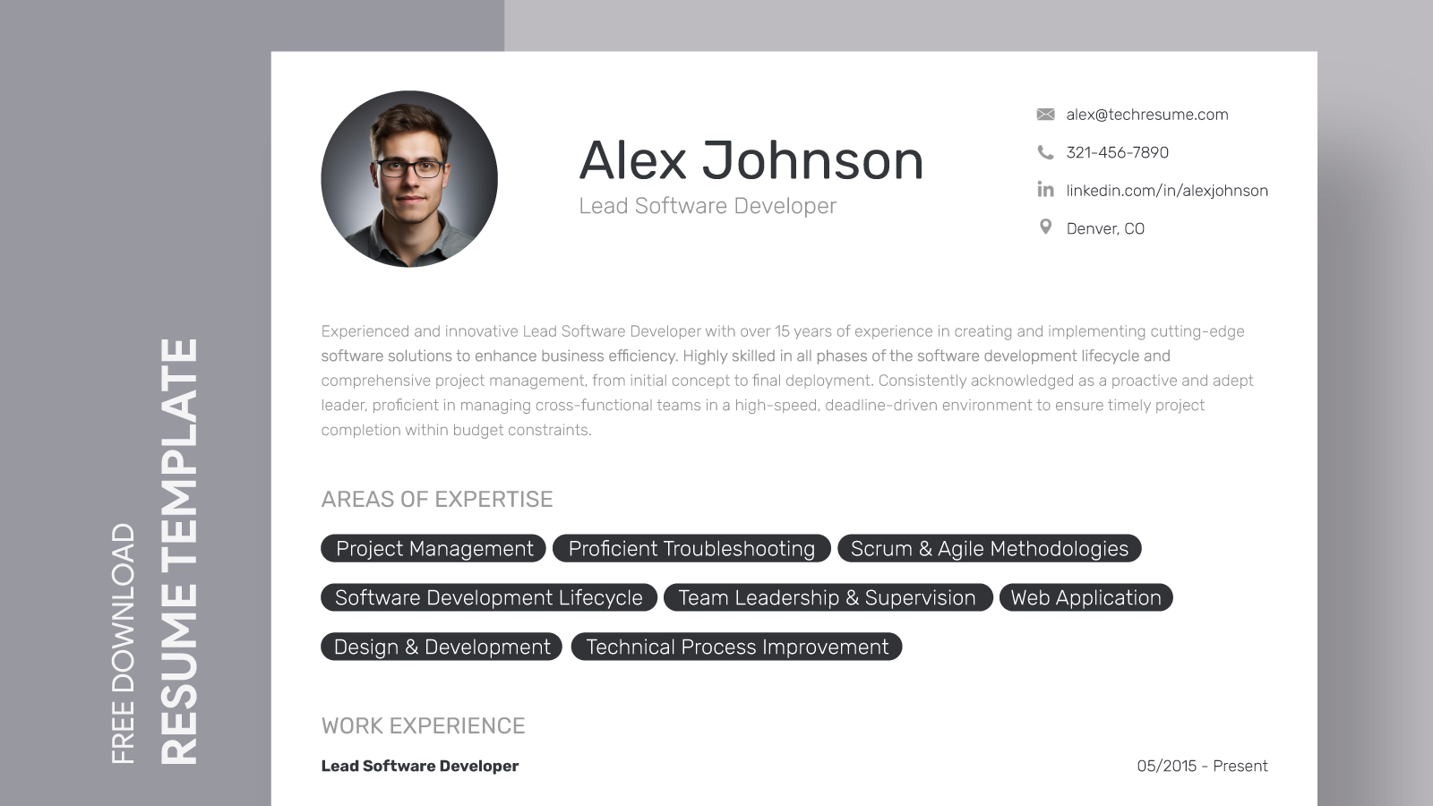 Software Engineer Resume Free Google Docs Template - gdoc.io