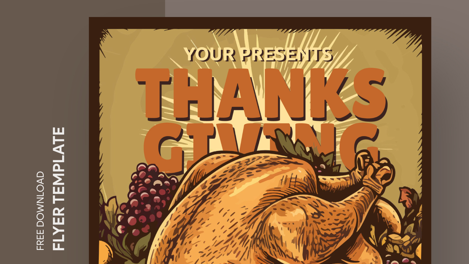 Thanksgiving Day Flyer Free Google Docs Template - gdoc.io