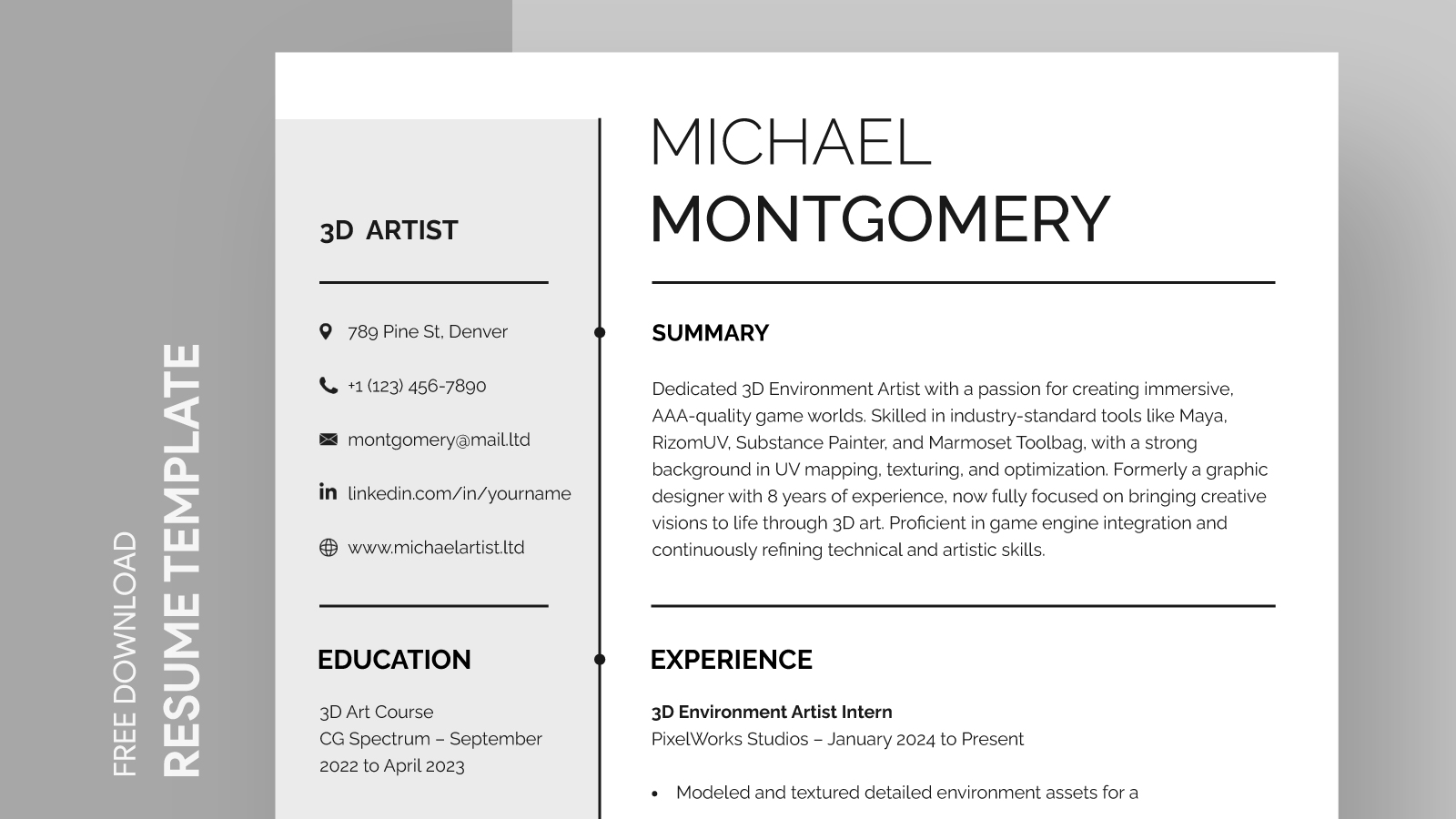 Top Resume Free Google Docs Template - gdoc.io
