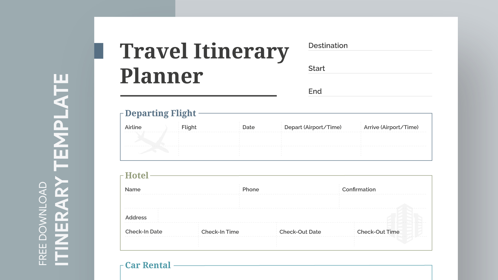 Travel Itinerary Planner Free Google Docs Template gdoc io Travel Itinerary Planner Free Google Docs Template gdoc io